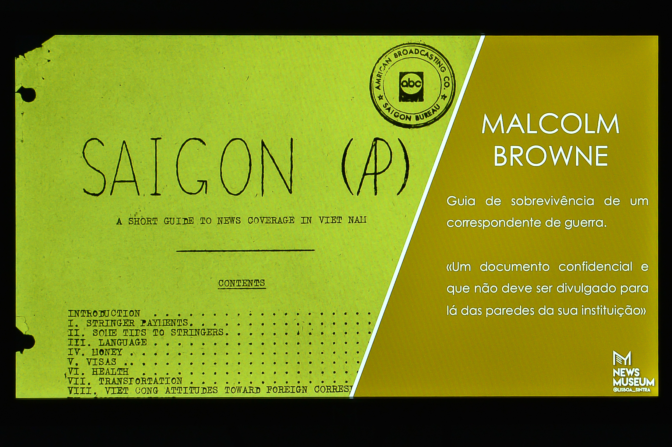 Guia de sobrevivência de um correspondente de guerra